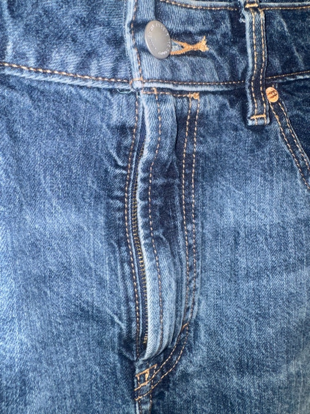 Universal Thread Blue Denim Mini Skirt - Picture 4 of 6